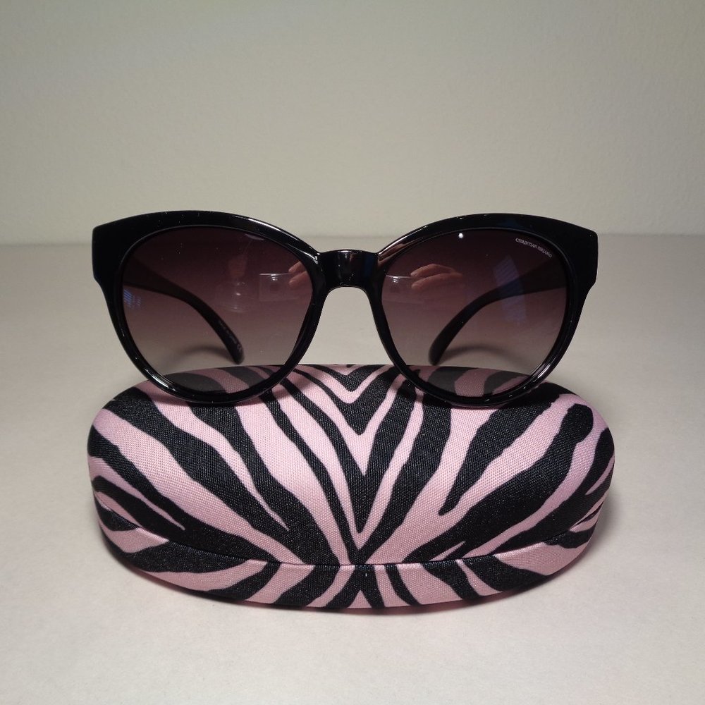 Christian Siriano NIKI Black New Sunglasses
